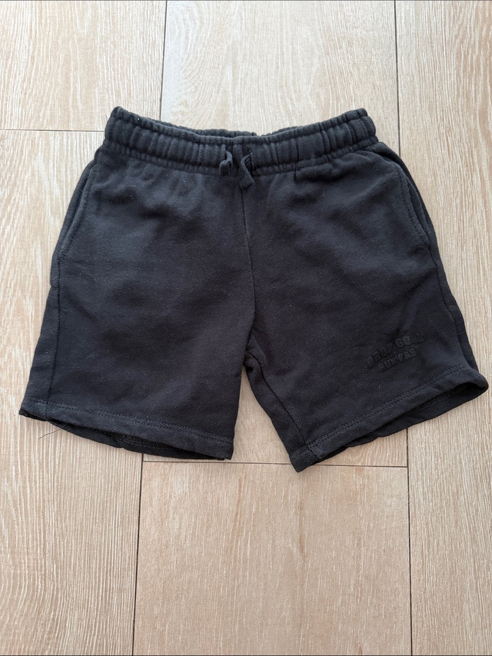 Zara Kids Black Casual Drawstring Shorts